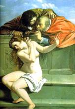 “Susanna and the Elders”  by  Artemisia Gentileschi   